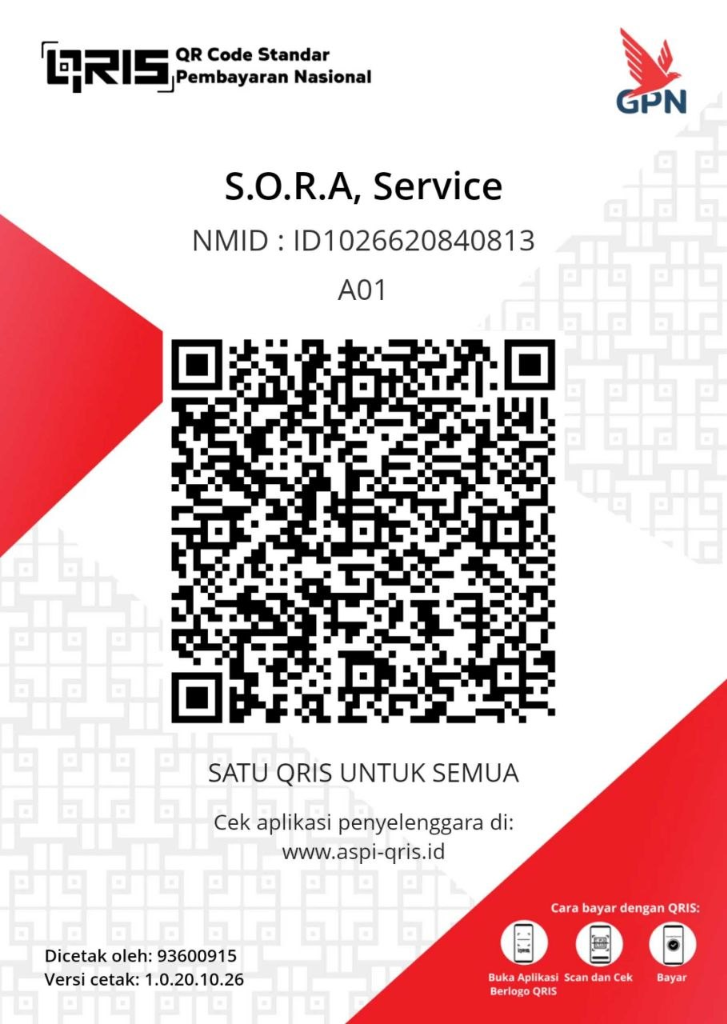 QRIS S.O.R.A Service
